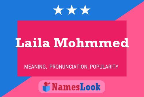 Poster del nome Laila Mohmmed