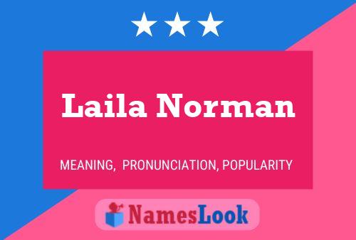 Poster del nome Laila Norman