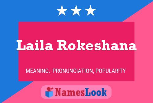 Poster del nome Laila Rokeshana