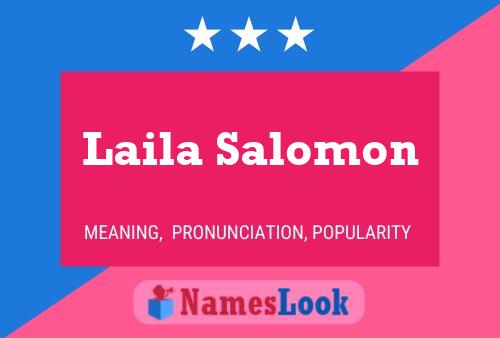 Poster del nome Laila Salomon