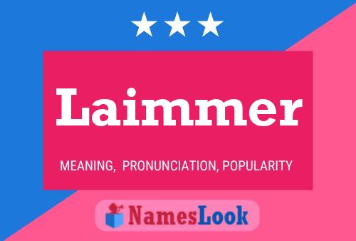 Poster del nome Laimmer