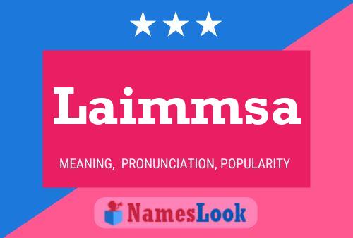 Poster del nome Laimmsa