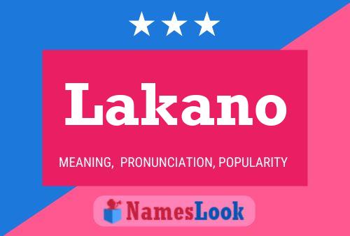 Poster del nome Lakano