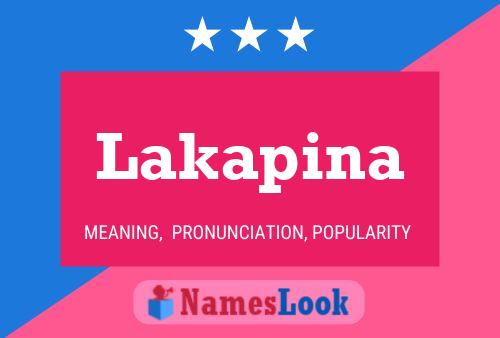 Poster del nome Lakapina