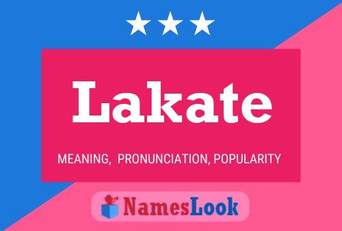 Poster del nome Lakate