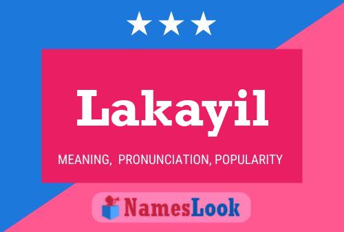 Poster del nome Lakayil