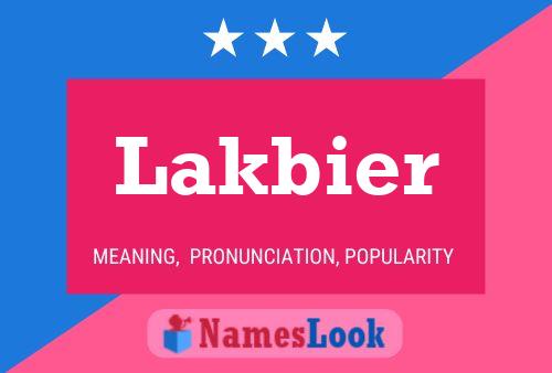 Poster del nome Lakbier