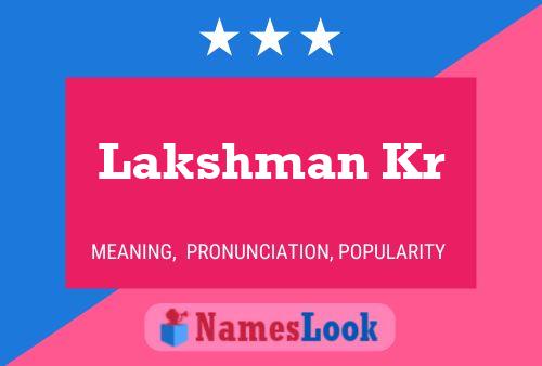 Poster del nome Lakshman Kr