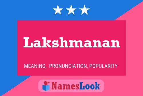 Poster del nome Lakshmanan