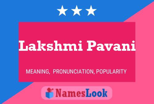 Poster del nome Lakshmi Pavani