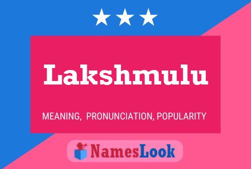 Poster del nome Lakshmulu