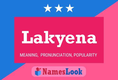 Poster del nome Lakyena