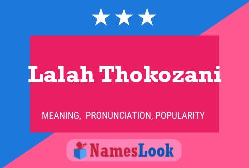 Poster del nome Lalah Thokozani