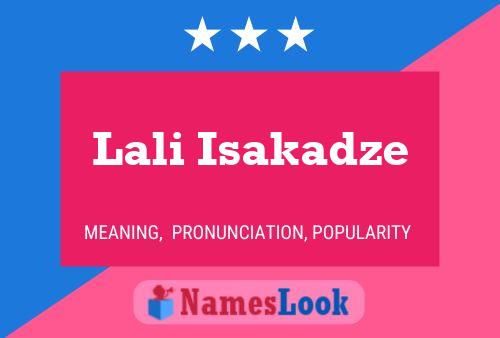 Poster del nome Lali Isakadze