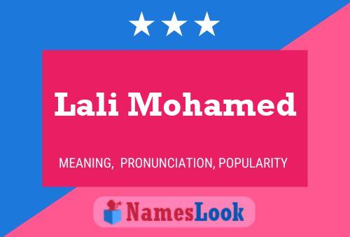 Poster del nome Lali Mohamed