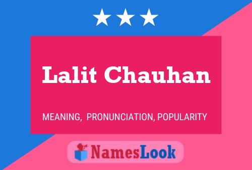 Poster del nome Lalit Chauhan