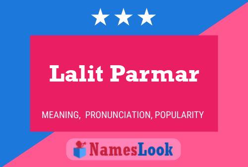 Poster del nome Lalit Parmar