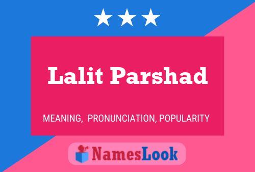 Poster del nome Lalit Parshad