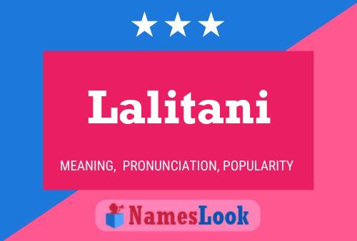 Poster del nome Lalitani