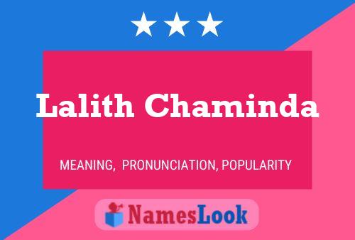 Poster del nome Lalith Chaminda