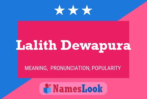 Poster del nome Lalith Dewapura