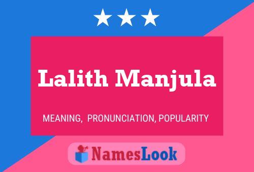 Poster del nome Lalith Manjula