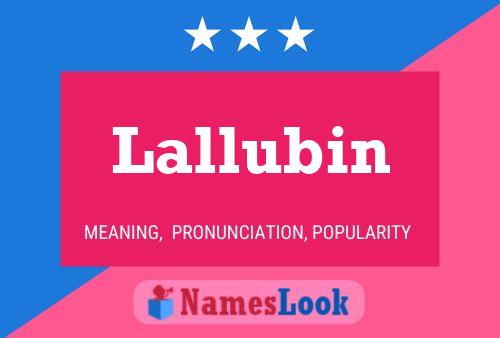 Poster del nome Lallubin