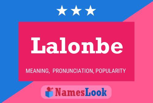 Poster del nome Lalonbe