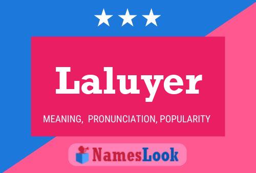 Poster del nome Laluyer