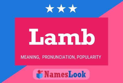 Poster del nome Lamb