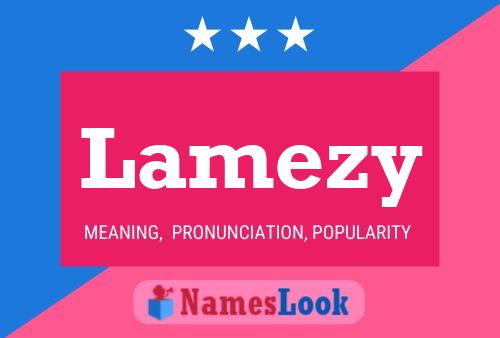 Poster del nome Lamezy