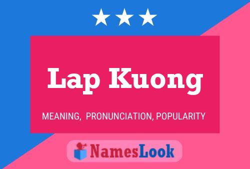 Poster del nome Lap Kuong