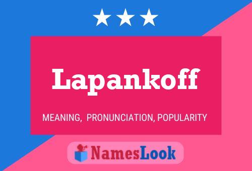 Poster del nome Lapankoff