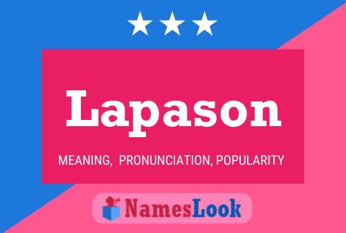 Poster del nome Lapason