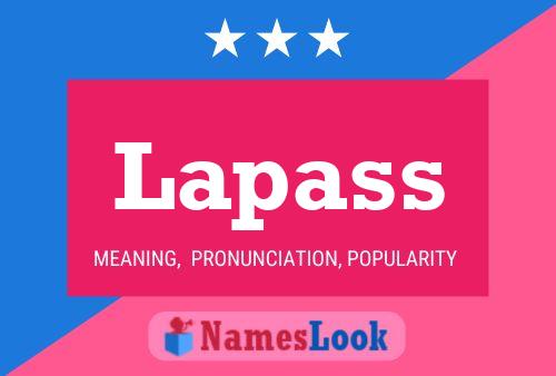 Poster del nome Lapass