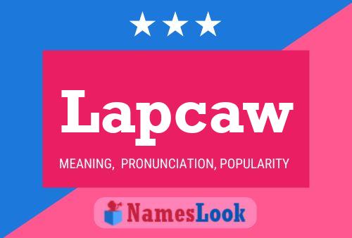 Poster del nome Lapcaw