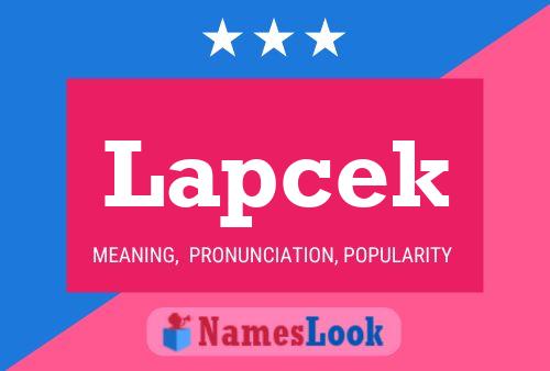 Poster del nome Lapcek