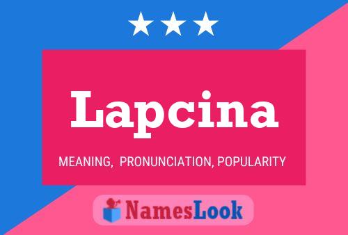 Poster del nome Lapcina