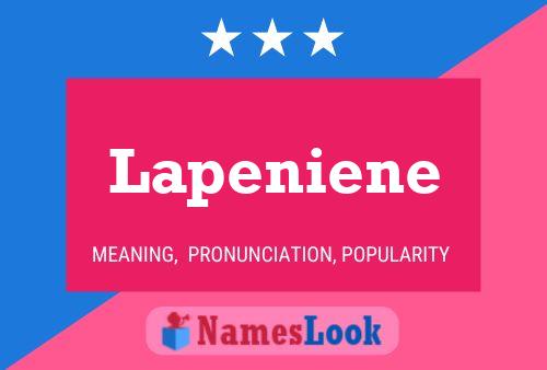 Poster del nome Lapeniene