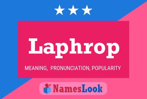 Poster del nome Laphrop