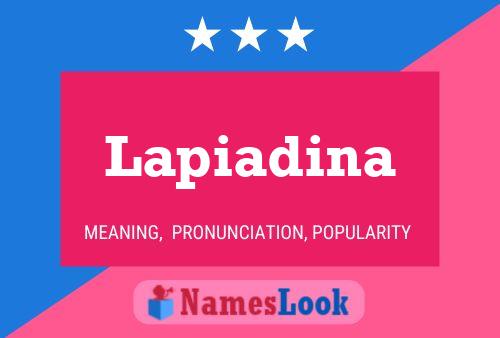 Poster del nome Lapiadina