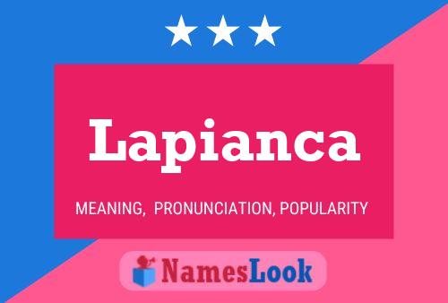 Poster del nome Lapianca