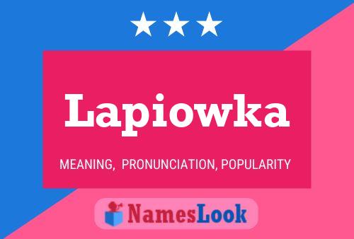 Poster del nome Lapiowka