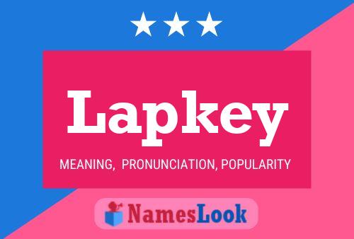 Poster del nome Lapkey