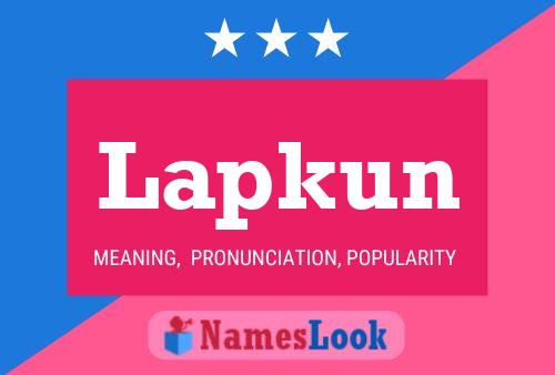 Poster del nome Lapkun