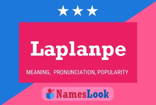 Poster del nome Laplanpe