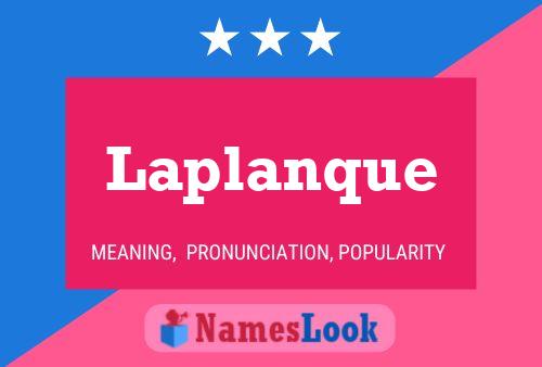 Poster del nome Laplanque