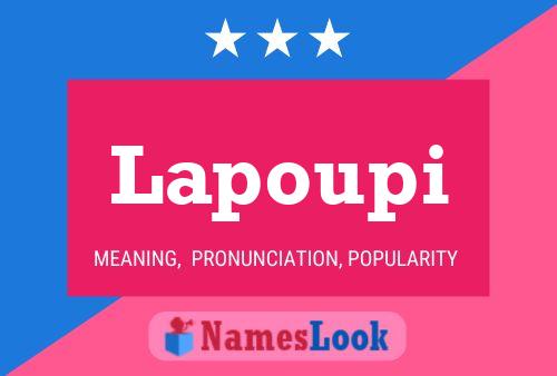 Poster del nome Lapoupi