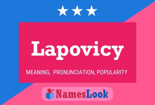 Poster del nome Lapovicy