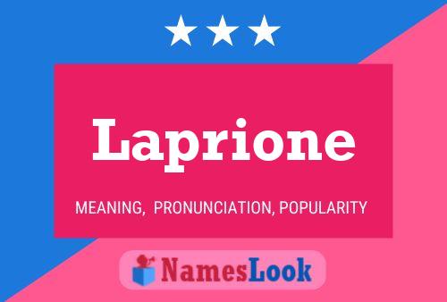 Poster del nome Laprione